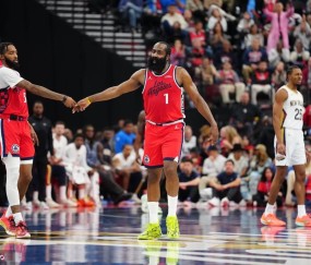 伦纳德34分送绝杀哈登24+14 快船送鹈鹕5连败